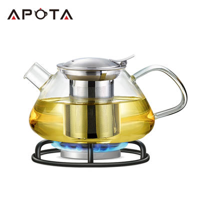 Apota Heat-resisting Glass Tea&Coffee Pot F261C