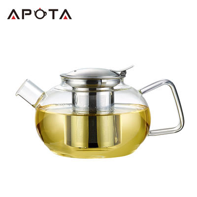 Apota Heat-resisting Glass Tea&Coffee Pot F262C