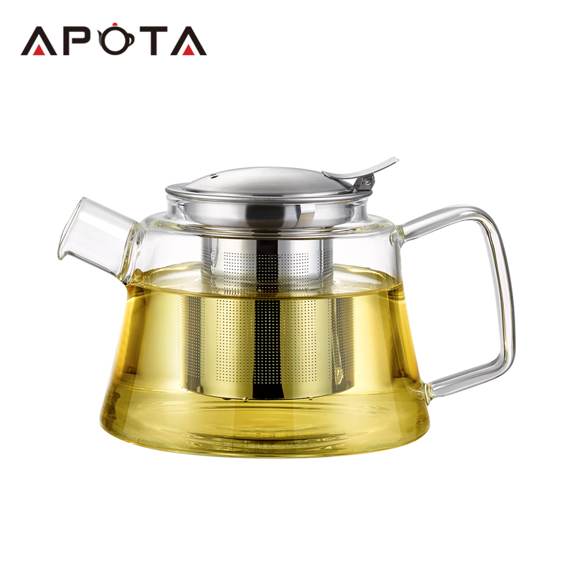 Apota Heat-resisting Glass Tea&Coffee Pot F269C
