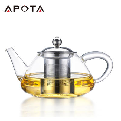 Apota Heat-resisting Glass Tea&Coffee Pot F161B