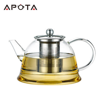 Apota Heat-resisting Glass Tea&Coffee Pot F180B