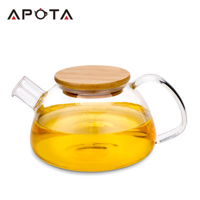 Apota Heat-resisting Glass Tea&Coffee Pot F081H