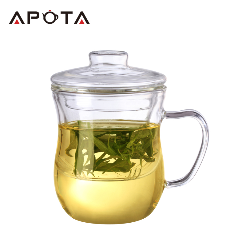 High Quality Borosilicate Glass Tea Cup Pyrex Coffee Cup G036A