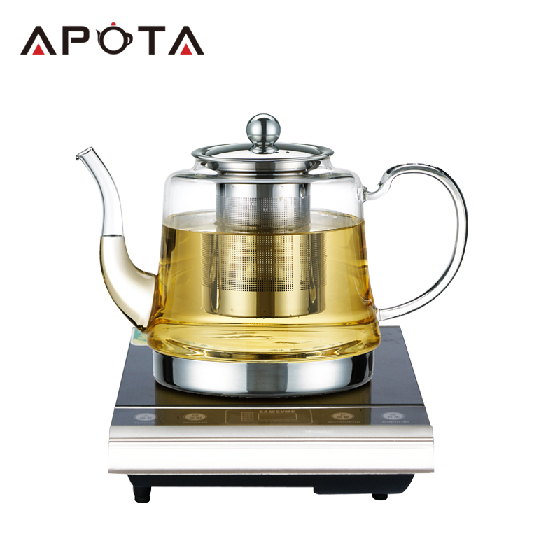 Heat-resistant Teapot Borosilicate Induction Glass Pot E169B