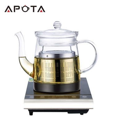 Heat-resistant Teapot Borosilicate Induction Glass Pot E166B