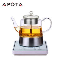 Full-automatic Tea Maker Induction Cooker Glass Teapot With Stainless Steel Infuser BH-L082-B